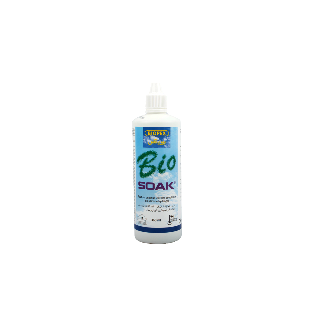 BIOPEX BIO SOAK GM SOLUTION POUR LES LENTILLES 360ML C/24..