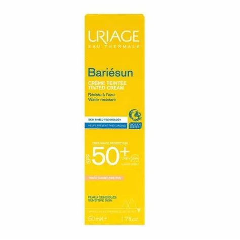 URIAGE BARIESUN CREME TEINTEE CLAIRE SPF50+ 50ML