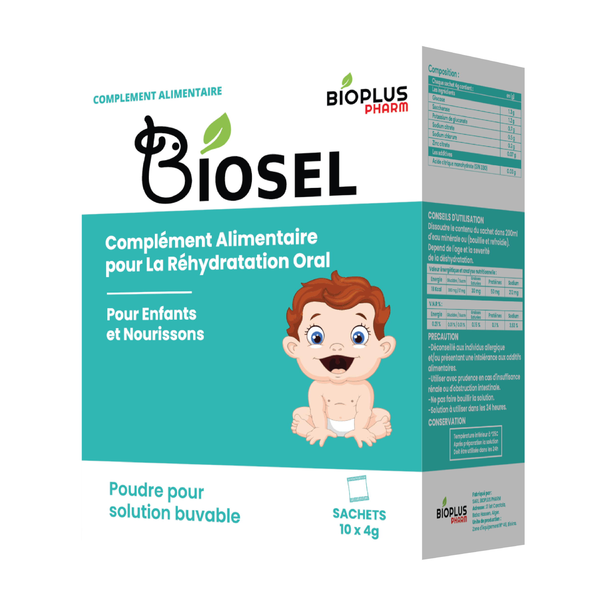BIOPLUS BIOSEL SEL DE REHYDRATATION *NEUTRE* 