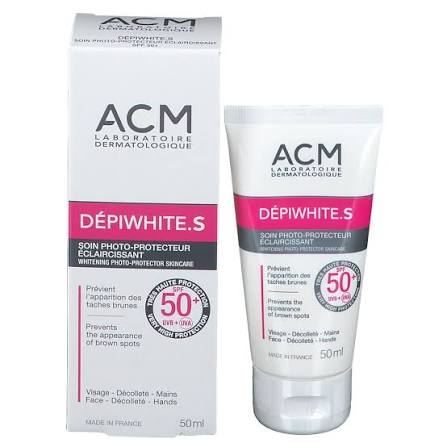 ACM DEPIWHITE "S"ECRAN SOIN PHOTO PROTECTEUR ECLAIRCISSANT SPF50+50ML