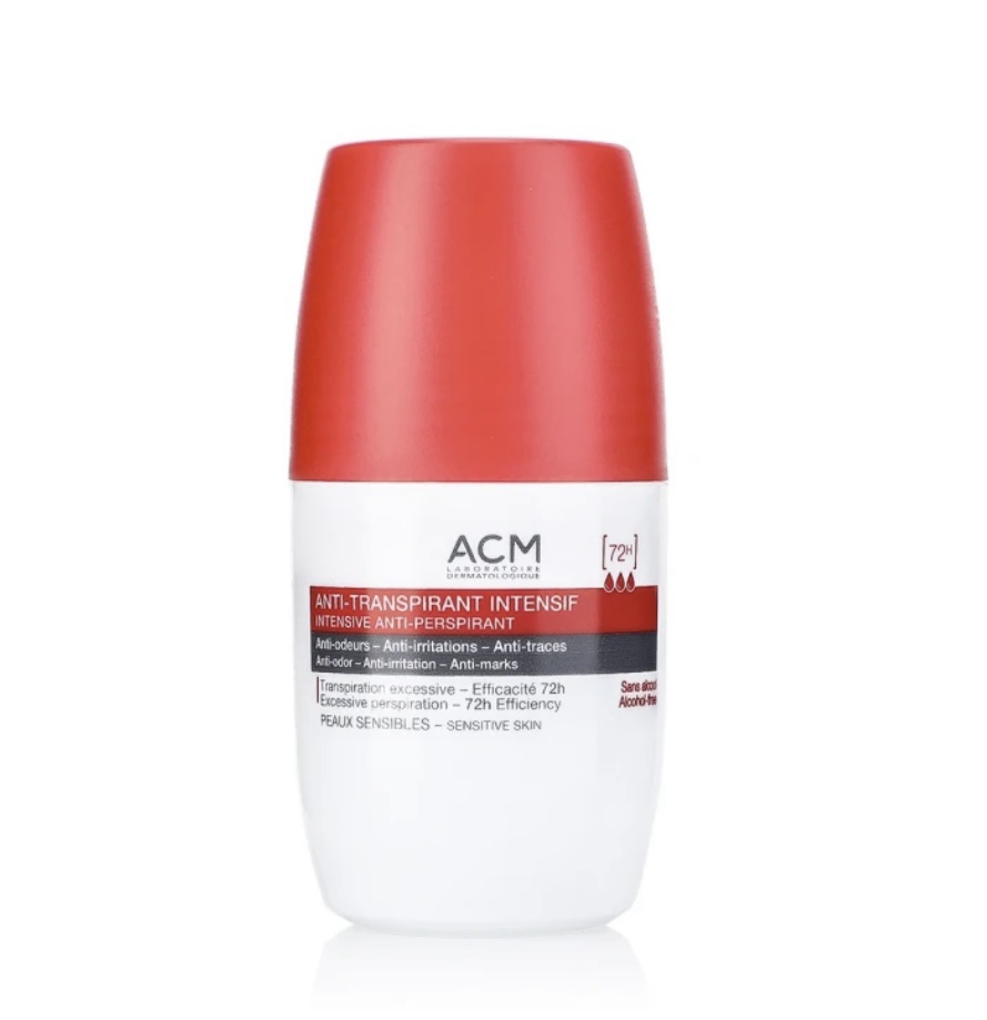 ACM DEO ROLL ON PEAUX SENSIBLES 72H P/8 ROUGE C/8
