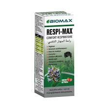 BIOMAX RESPI-MAX SIROP CONFORT RESPIRATOIRE GOUT FRAISE 150 ML