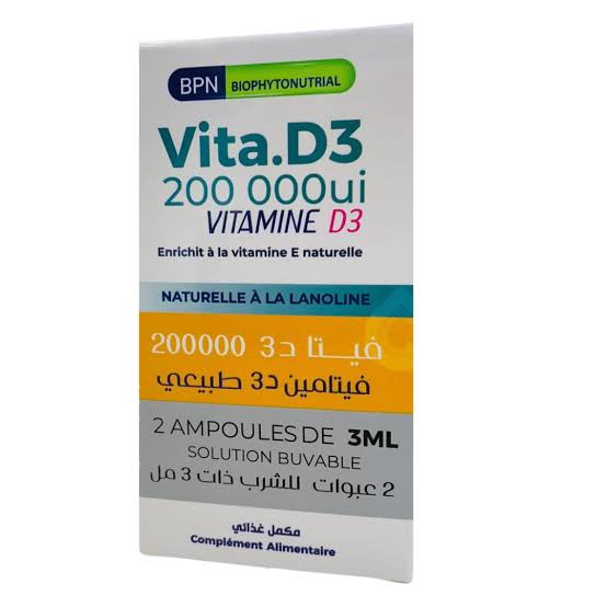 BPN  VITAMINE D3 200 000 UI AMP BUVABLE