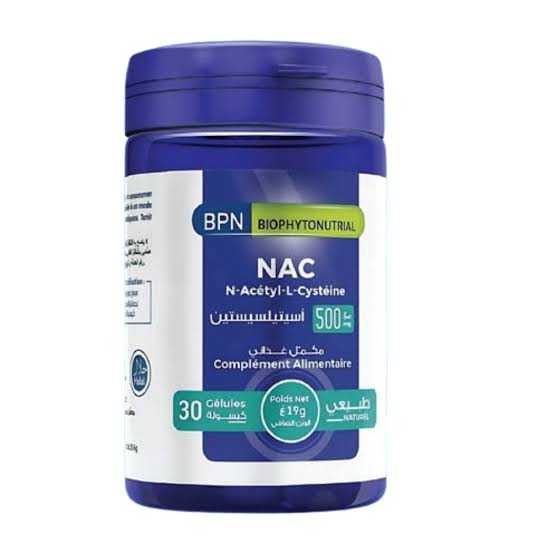 BPN . NAC N-ACETYL CYSTEINE 500MG 30GEL C/50