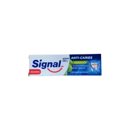 SIGNAL DENTIFRICE ANTI-CARIES 50 ML GOUT FRAICHEUR POMME *VERT* 