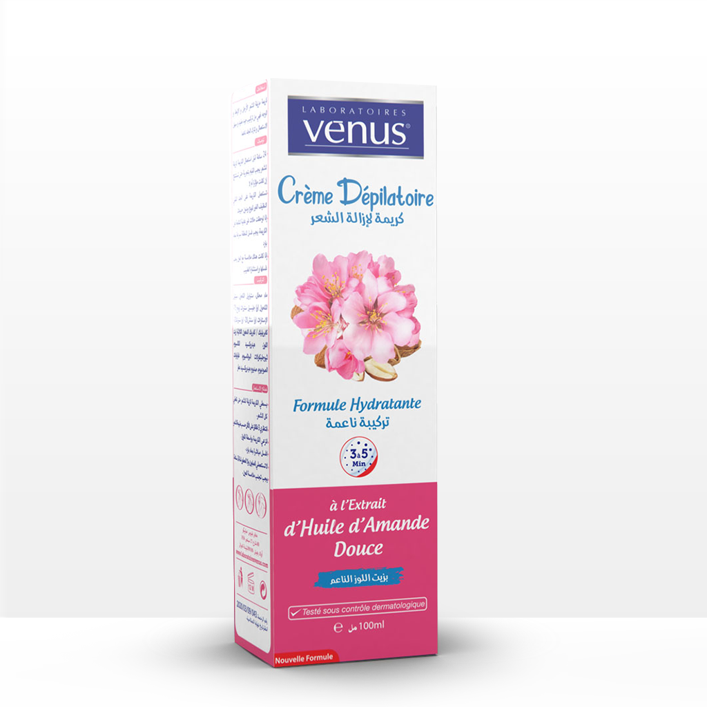 VENUS CREME DEPILATOIRE HUILE AMANDE DOUCE 100ML 