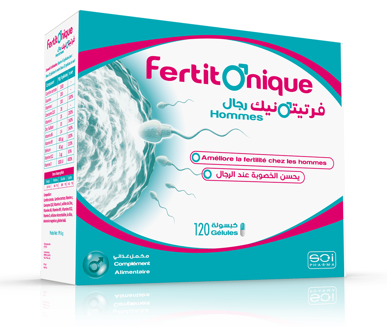 SCI PHARMA FERTITONIQUE HOMME B/120