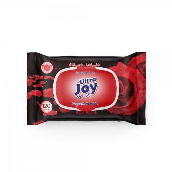 ULTRA JOY LINGETTE OREMIUM P/120 RED ROSE