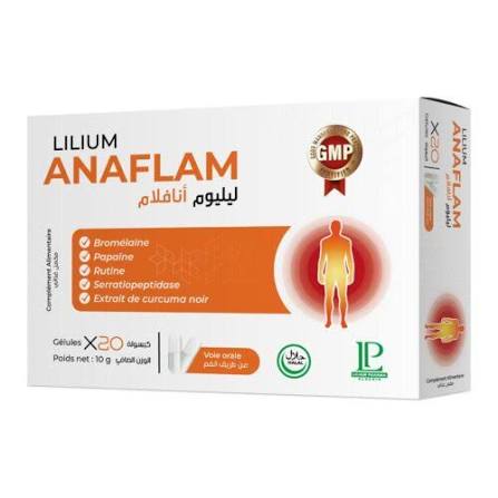 LILIUM ANAFLAM ANTI-INFLAMATOIRE 20/GEL .C/180