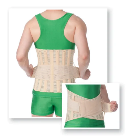 MED TEXTILE SACRO LOMBAIRE ELASTIQUE 06 BANDES 32CM T:M/L