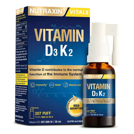 NUTRAXIN VITAMINE D3+K2 SPRAY C/30