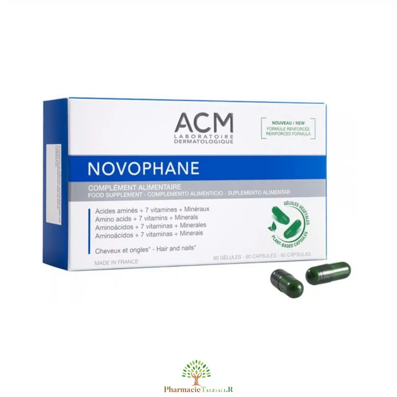 ACM NOVOPHANE GELULES CHEVEUX ET ONGLES BT/60 C/76