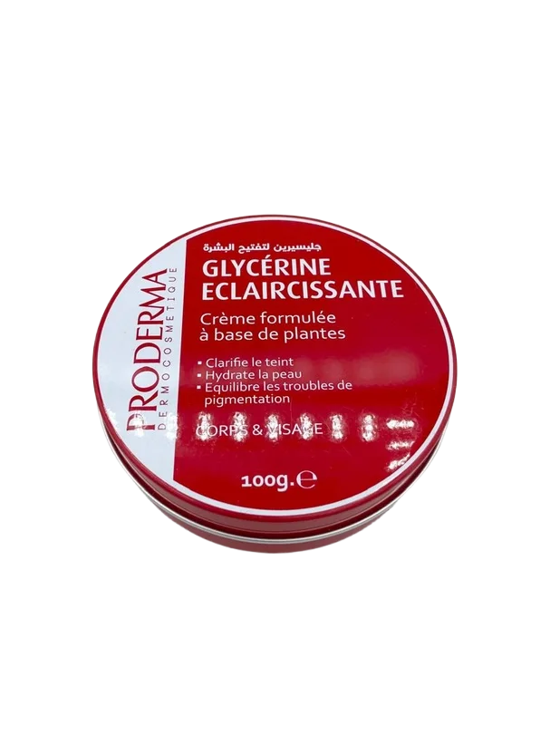 PRODERMA DERMAPRO CREME GLYCERINE ECLAIRCISSANTE POT 100GR  