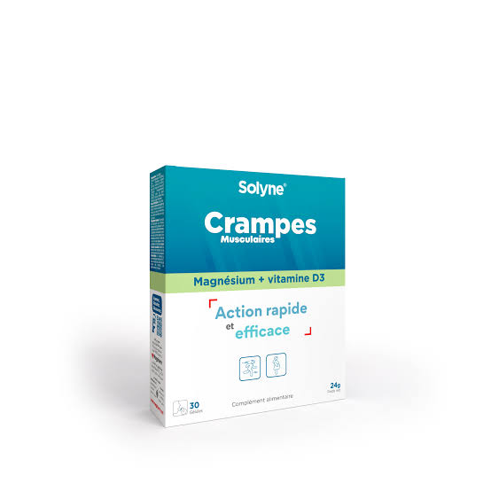 MAGPHARM SOLYNE CRAMPES MUSCULAIRES MAG+VIT D3 ACTION RAPIDE B/30 COMP.
