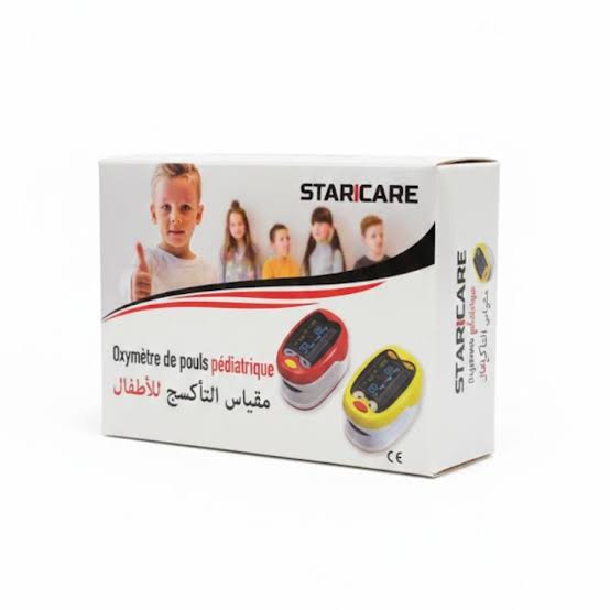 STAR CARE OXYMETRE DE POULS PEDIATRIQUE (ENFANT) ECRAN LUMINEAUX REF:OXYCHILD