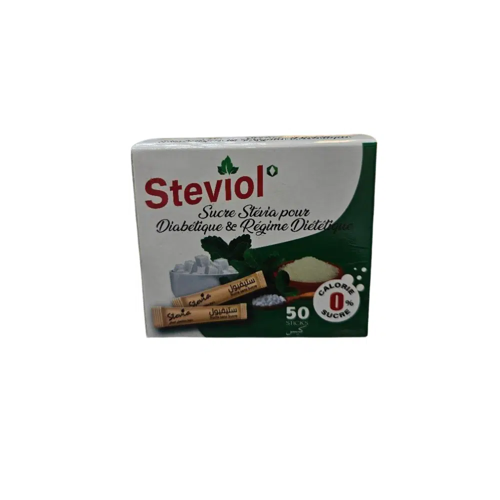 STERVAL . STEVIOL SUCRE  STEVIA POUR DIABETIQUE ET REGIME DIABETIQUE. B/50 STICKS C/12