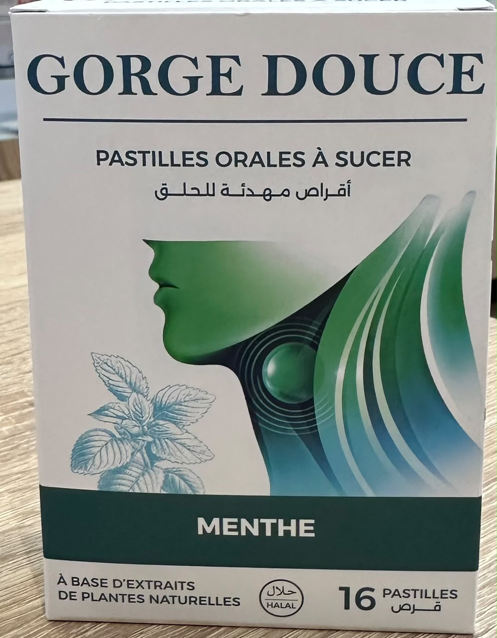 ORLEA GORGE DOUCE PASTILLES MENTHE