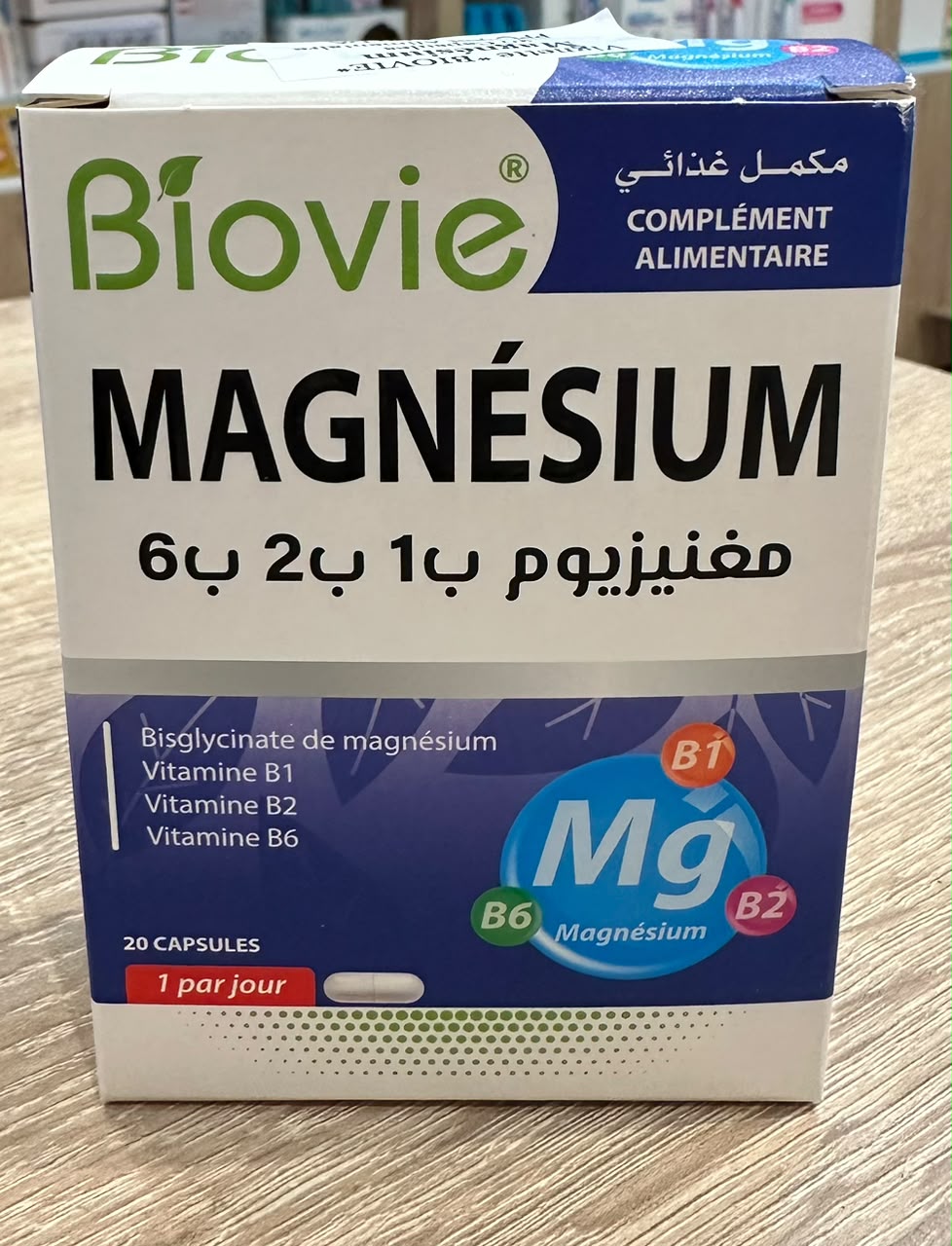 BIOVIE MAGNESIUM B1 B2 B6 B/20 .