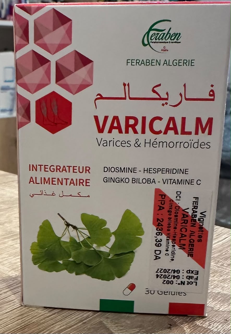 FERABEN . VARICALM B/30 GEL VARICES . HEMORROIDES C/76