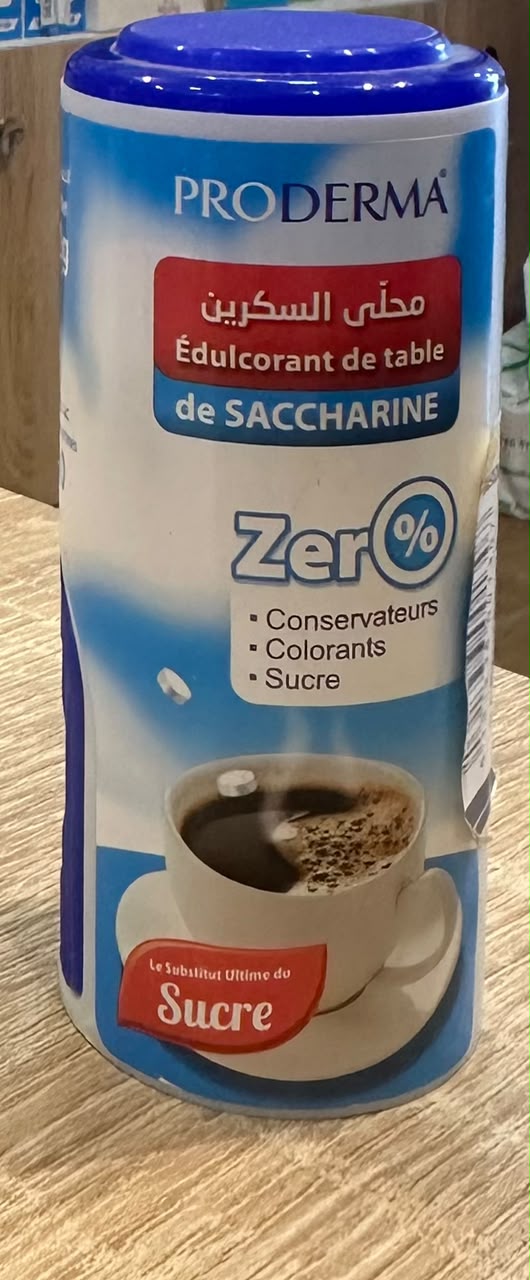 PRODERMA SACCHARINE EDULCORANT DE TABLE 850 XP/52GR C/12
