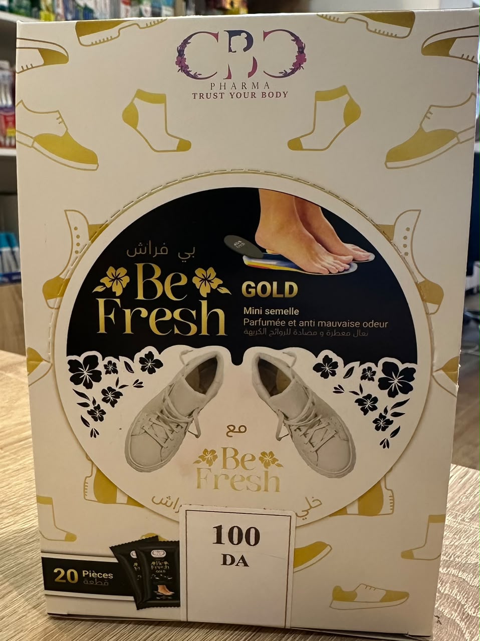BE FRESH MINI SEMELLE PARFUMEE *NOIR* PREMIUM 