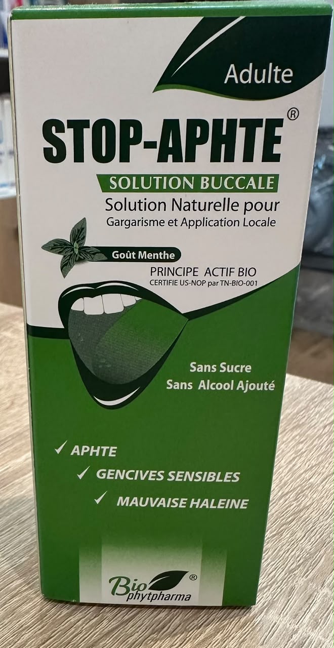 STOP APHTE ADULTE SOLUTION BUCCALE 125ML