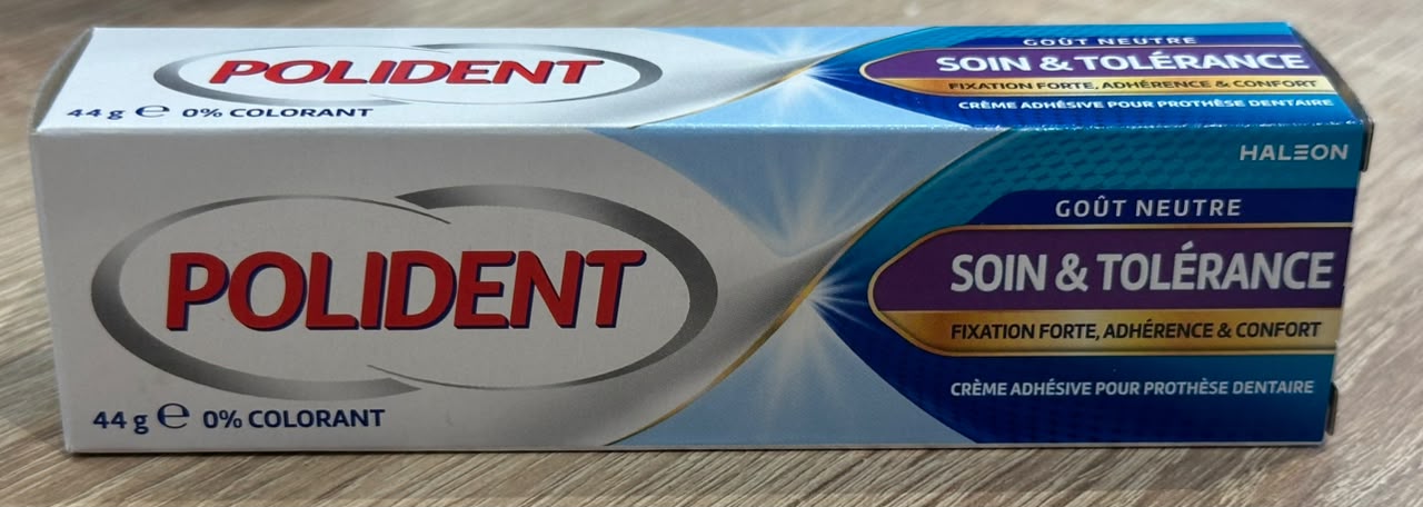 POLIDENT CREME FIXATIVE 40G HYPOALLERGENIQUE.