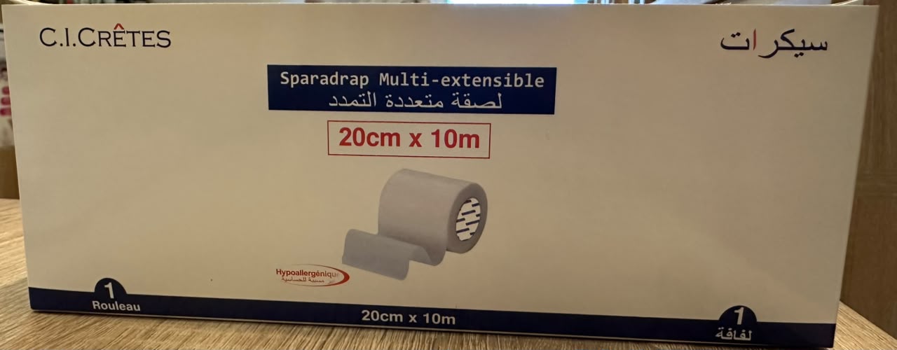 SPARADRAP MULT EXTENSIBLE 10MX 20CM