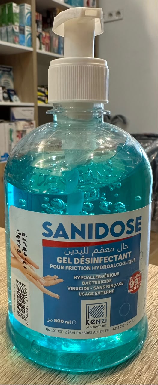 SANIDOSE GEL HYDROALCOOLIQUE 500ML