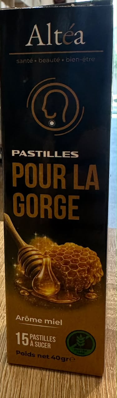 ALTEA PASTILLE POUR LA GORGE B/15 MIEL