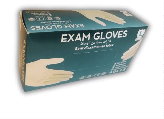 EXAM GLOVE GANT LATEX LARGE B/100