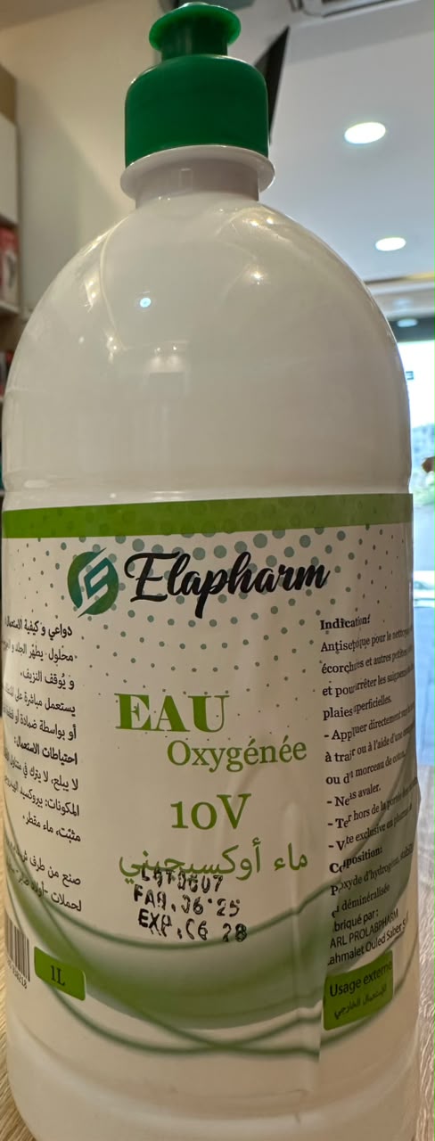 ELAPHARM EAU OXYGENE 10V FL/1 LITRE