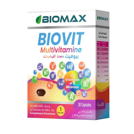 BIOMAX BIOVIT MULTIVITAMINE 30 CAPS C/48