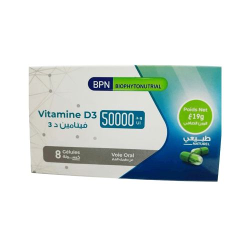 BPN VITAMINE D3 50000 UI B/8 GELS
