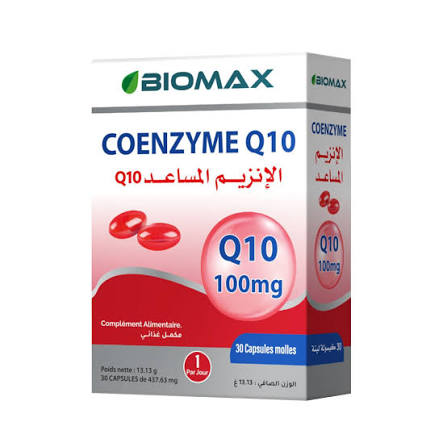 BIOMAX COENZYME Q10 100MG BT 30/CAPS