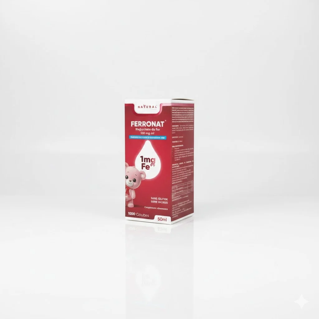 NATURAL FERRONAT BISGLYCINATE DE FER 100MG/ML 50ML