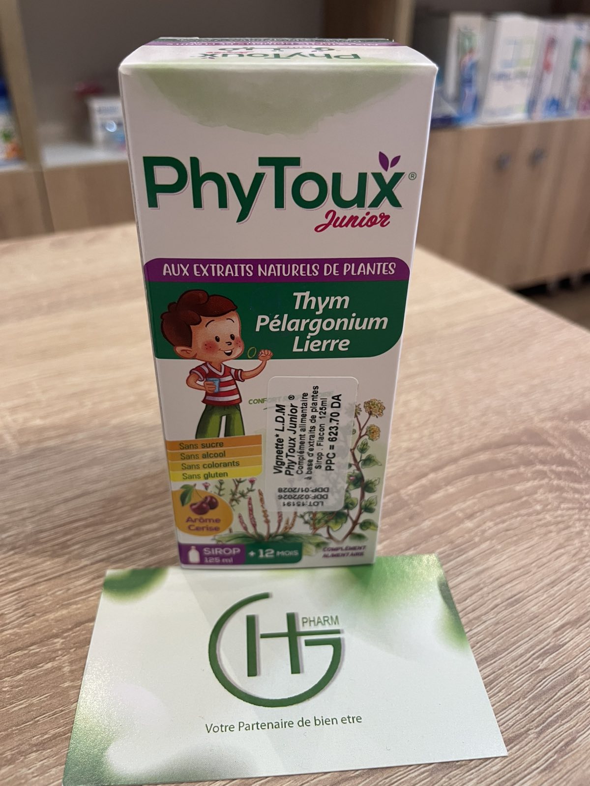 LDM PHYTOUX JUNIOR SIROP 125ML +12MOIS