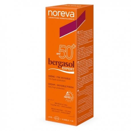 NOREVA BERGASOL CREME FLUIDE INVISIBLE SPF50+