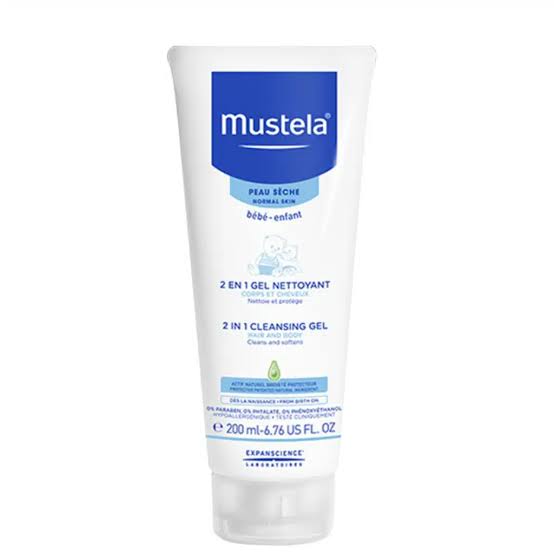 MUSTELA 2 EN 1 GEL NETTOYANT CHEVEUX ET CORPS 200ML