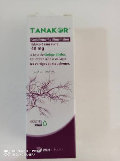 WIN PHARMA TANAKOR GOUTTE 40MG/ML 45ML