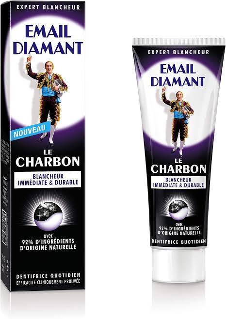EMAIL DIAMANT LE CHARBON BLANCHEUR NOIRE 75 ML