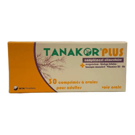 TANAKOR PLUS GINKGO BILOBA BT/30 COMPRIME C/42