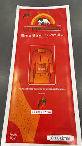 LE LION EMPLATRE GM 12CM*32CM P/24-HARRA-PIMENT-
