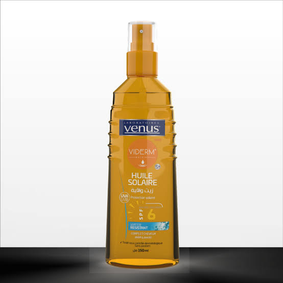 VENUS VIDERM HUILE SOLAIRE SPF6 SPRAY 150ML 