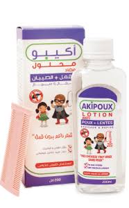 AKIPOUX LOTION ANTI POUX ET LENTES 200ML NEW C/20