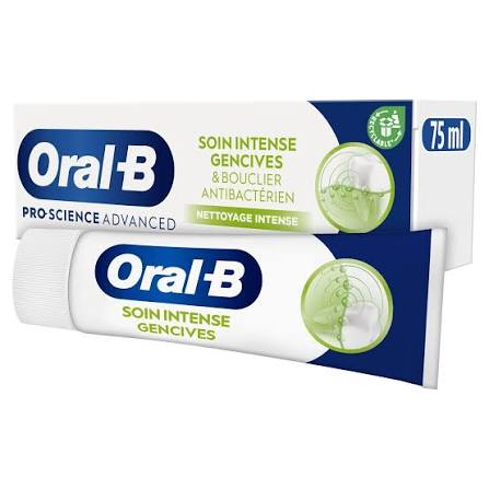 ORAL B DENTIFRICE SOIN INTENSE GENCIVES 75ML NETTOYAGE INTENSE