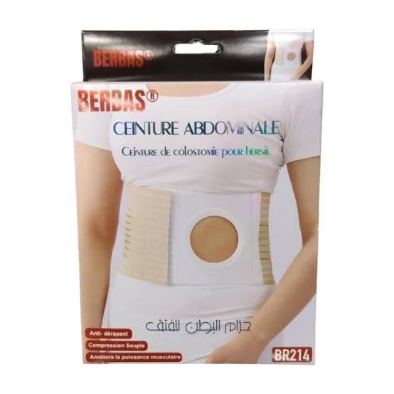 BERBAS CEINTURE ABDOMINAL COLOSTOMIE POUR HERNIE
