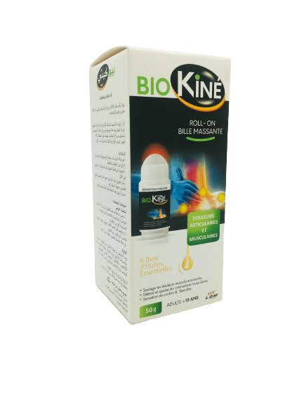 BIOKINE ROLL-ON ARTICULATION ET MUSCLES 50G