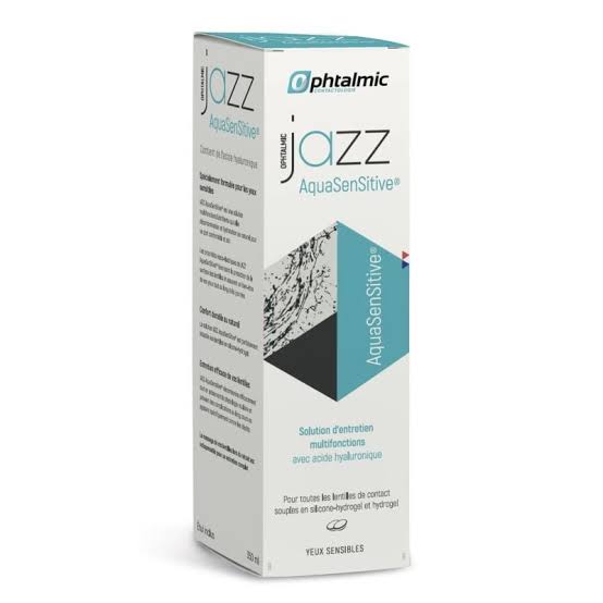 JAZZ AQUASENSITIVE SOLUTION LENTILLE 350ML.