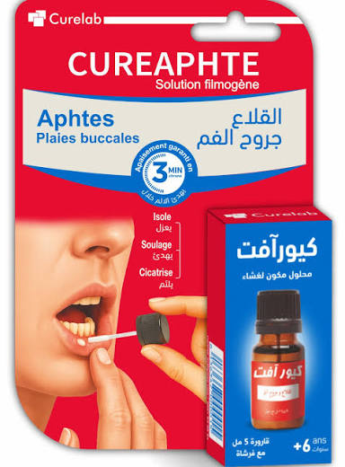 CURELAB CUREAPHTE SOLUTION FILMOGENE APHTES PLAIES BUCCALES